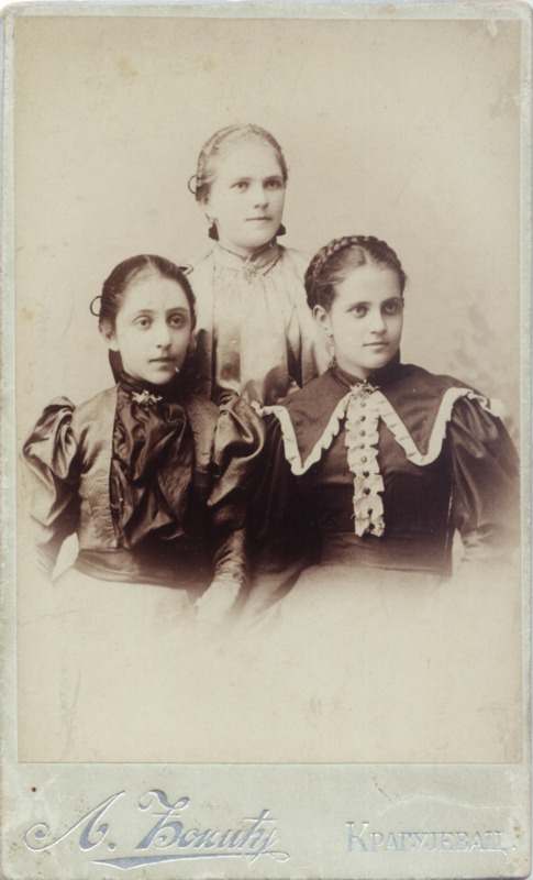 Mileva, Milica i Danica Dimitrijevic, ~1896.
