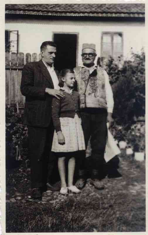 Konstantin Maksimovic, Vera Gacic i Vojin Gacic, ~1950.